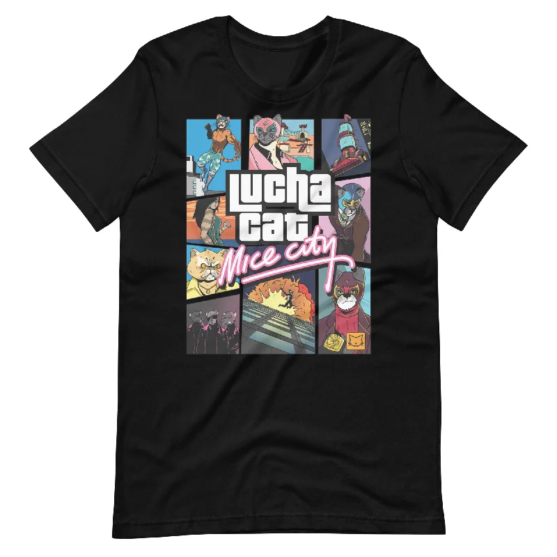 Lucha Cat: Mice City T-Shirt