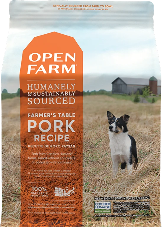 Open Farm Farmer's Table Pork Dry Dog Food