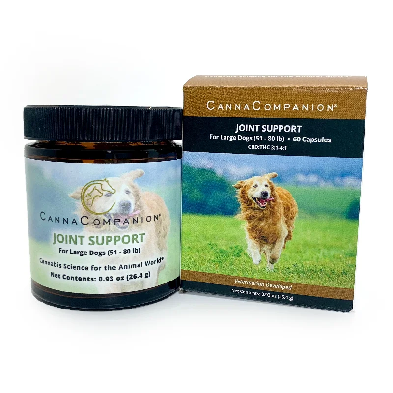 Joint Support CBD Capsules for Large Dogs 51-80 lb (60 count)