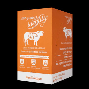 Identity Pet Imagine 95% Beef Gently Cooked Dog Food Recipe