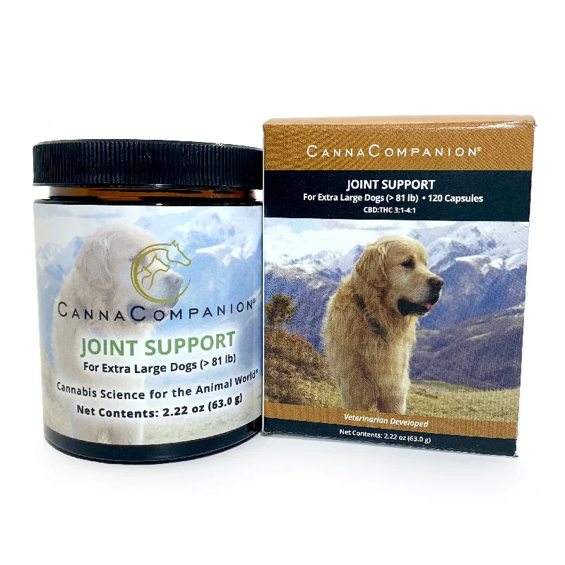 Joint Support CBD Capsules for Extra Large Dogs >81 lb (120 count)