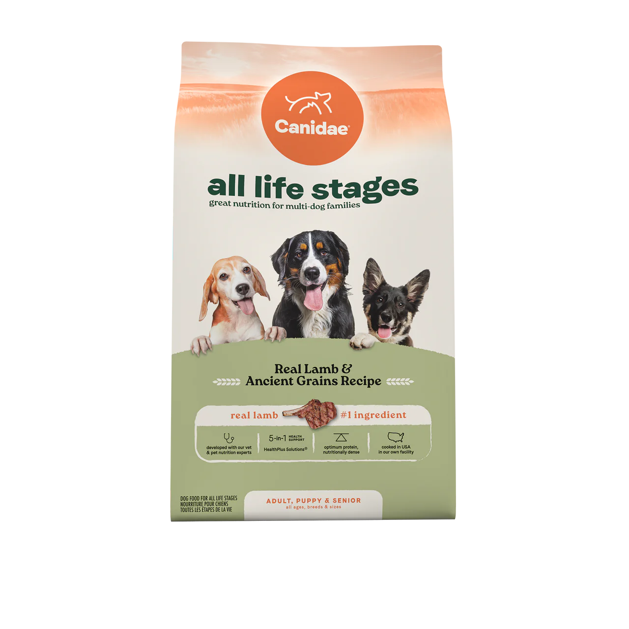 Canidae All Life Stages Dry Dog Food Real Lamb & Ancient Grains Recipe