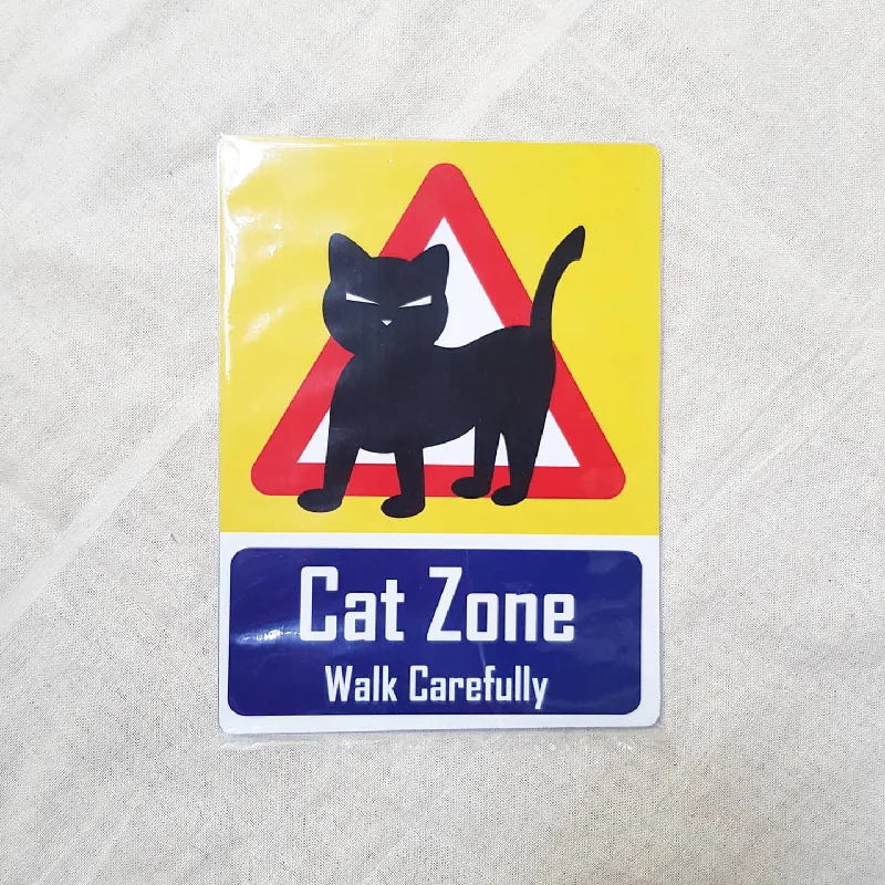 Cat Zone sign