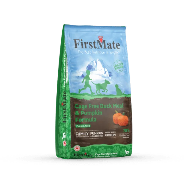 FirstMate Pet Foods Cage Free Duck Meal & Pumpkin Formula (25 lbs)