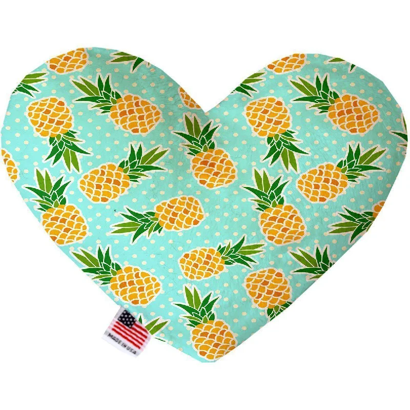 Heart Dog Toy Stuffing Free Pineapples And Polka Dots