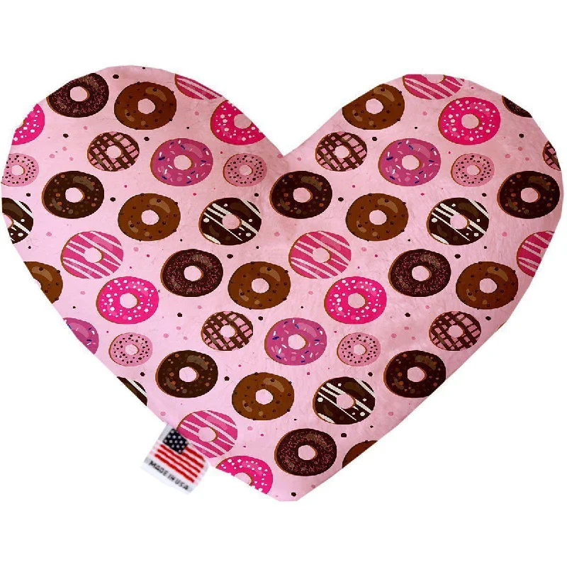 Heart Dog Toy Stuffing Free Pink Donuts