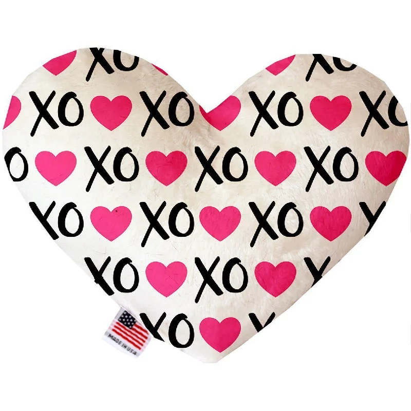 Heart Dog Toy Stuffing Free Pink XOXO