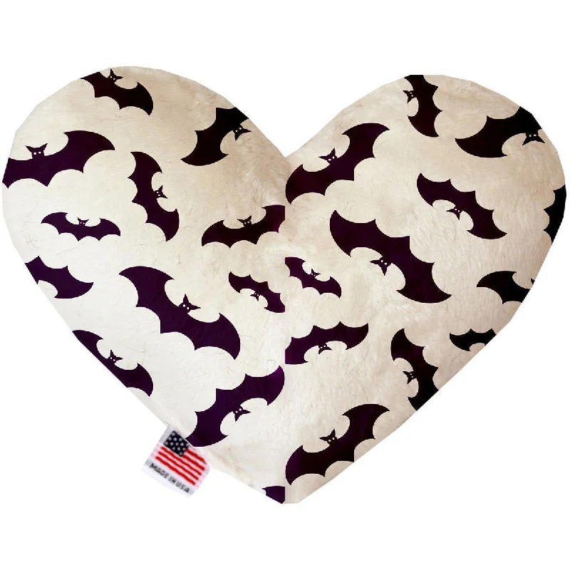 Heart Dog Toy Stuffing Free Purple Bats