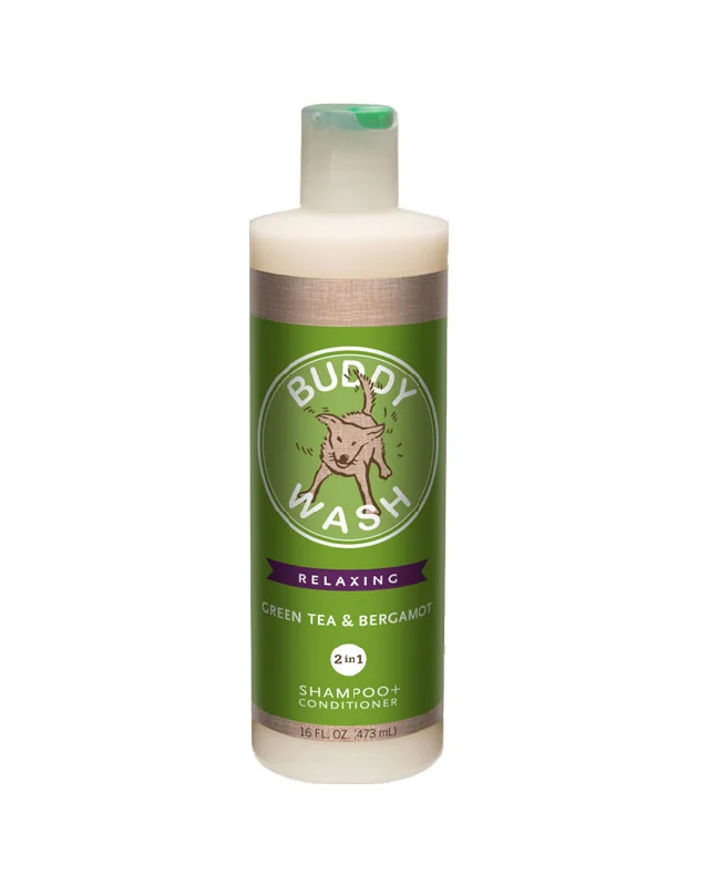 Buddy Wash® Green Tea & Bergamot 2-in-1 Shampoo + Conditioner 16oz