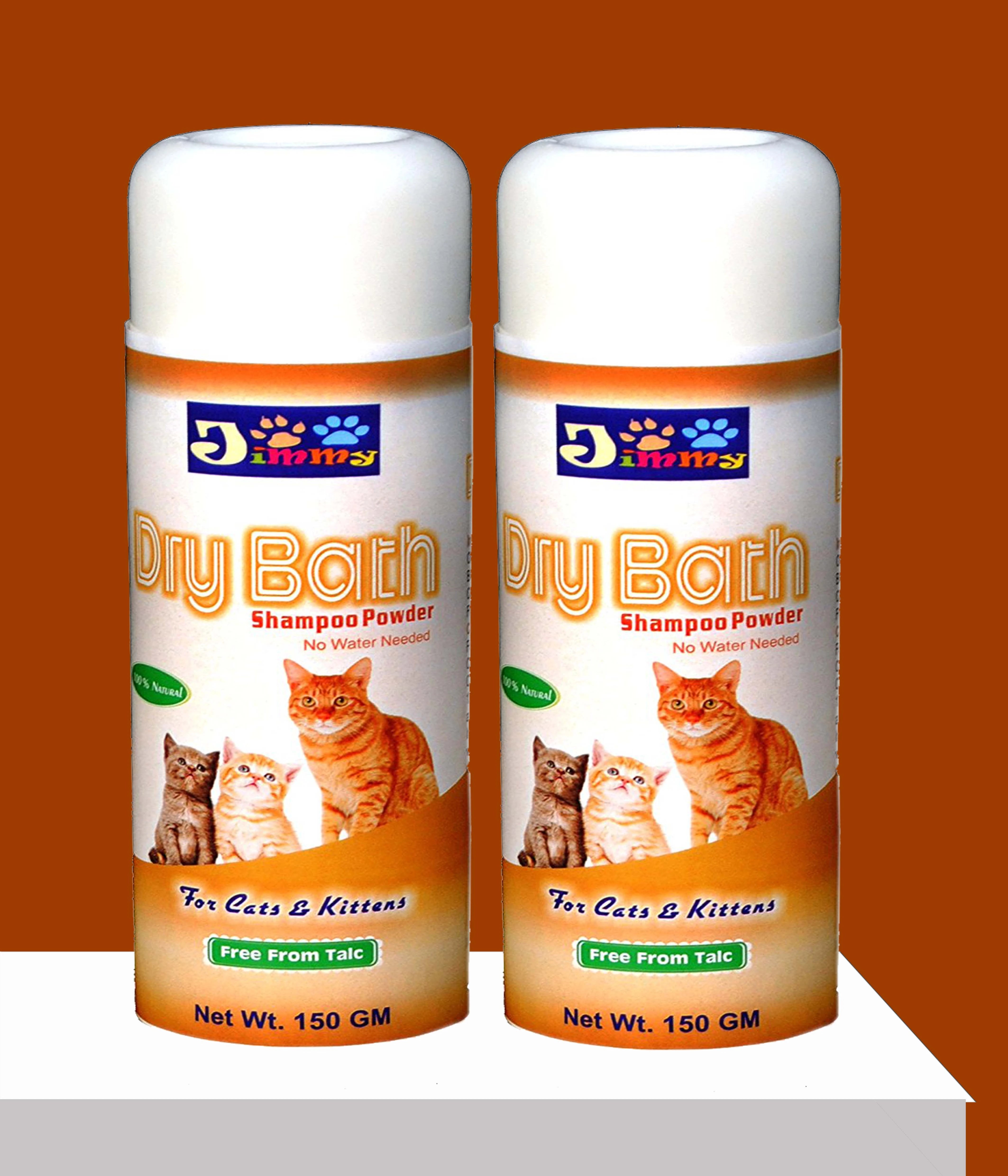 Jimmy Dry Bath Shampoo powder For Cat No Water Needed 300 gm