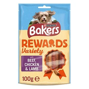 Bakers - Rewards Variety Mix (Beef, Chicken & Lamb) - 100g