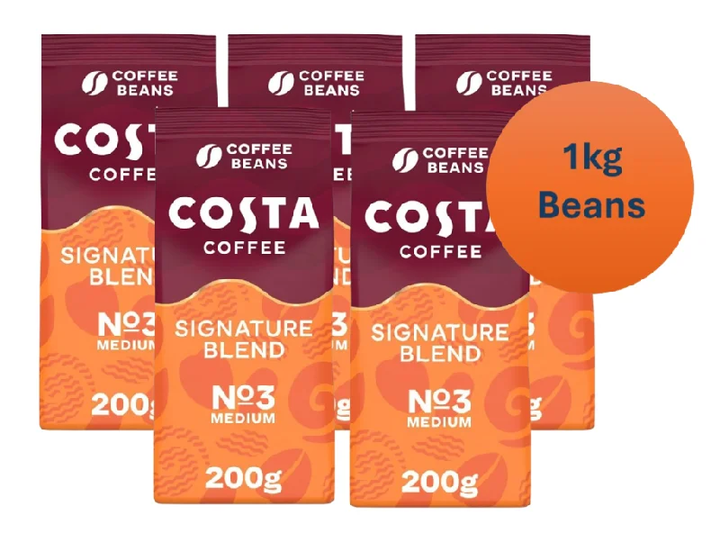 Costa Signature Blend Coffee Beans 200G