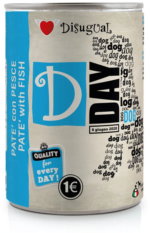 DISUGUAL D-Day Dog, pate de peşte 400g