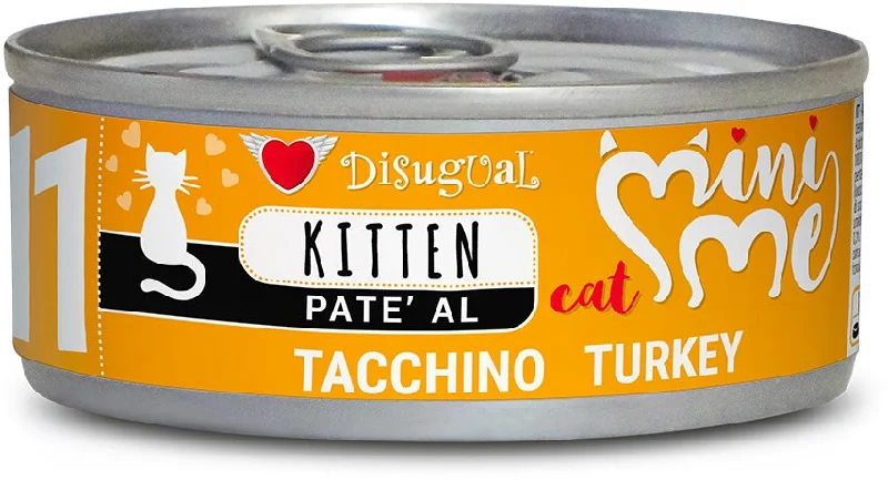 DISUGUAL MINI ME Conservă pentru KITTEN, pate curcan 85g