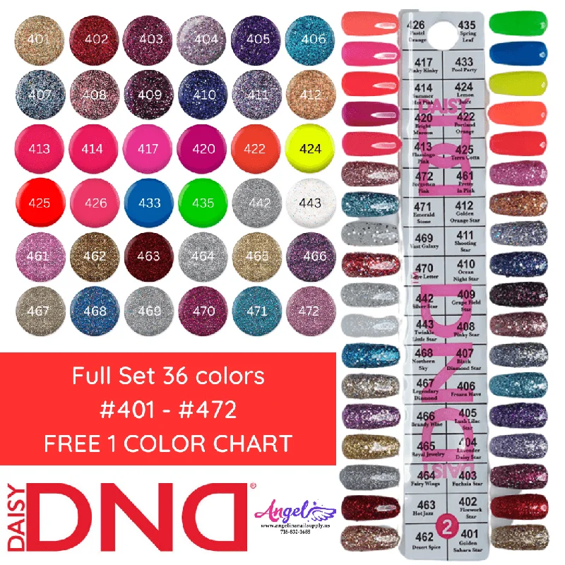 DND2 Collection #2 (Full Set 36 Colors #401 - #472)