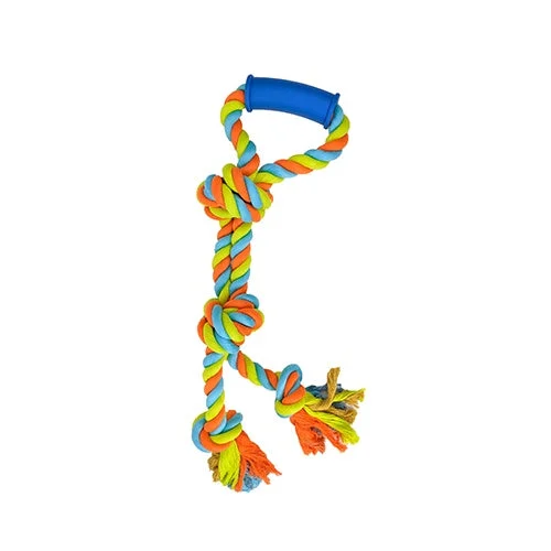 D/TOY ROPE TUG W/ HANDLE 55CM