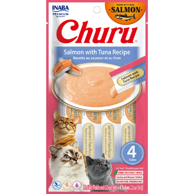 INABA Cat Churu Puree Salmon With Tuna