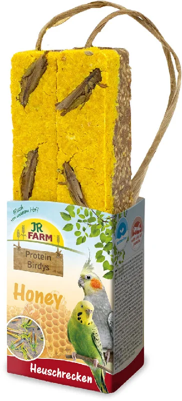 JR FARM Baton proteic cu miere şi lăcuste pentru păsări 150g