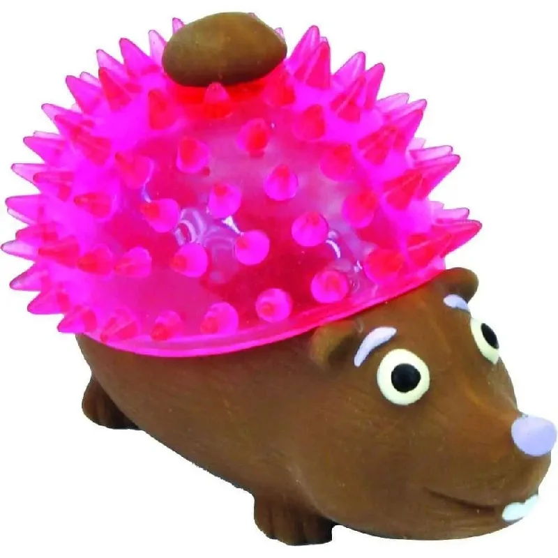 Lil Pals Latex & Tpr Hedgehog Puppies and Toy Breeds Dog Toys 5.5"