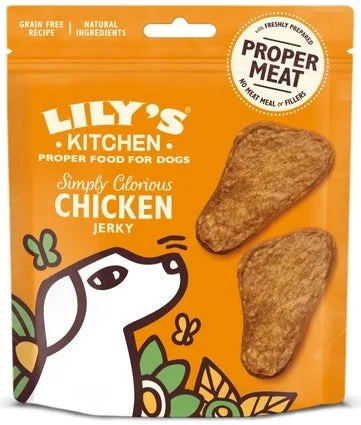 LILY'S KITCHEN Jerky Recompensă pentru câini Simply Glorious, cu Pui 70g