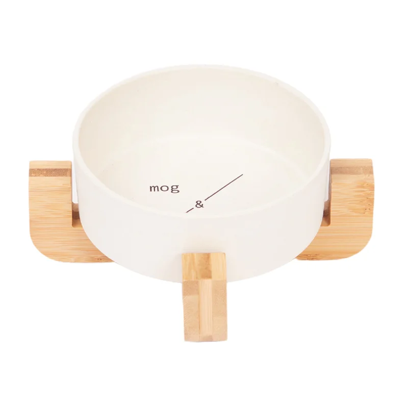 Mog & Bone Single Cat Bamboo Bowl