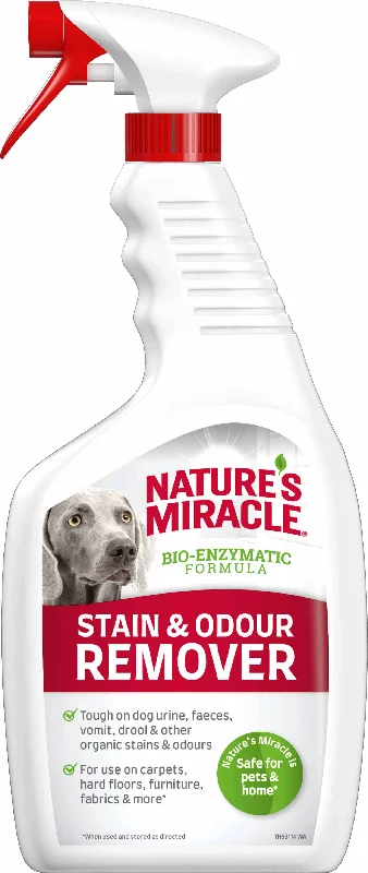 NATURE'S MIRACLE Câini, soluţie pentru pete şi mirosuri neplăcute 709ml