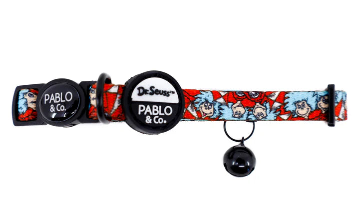 Pablo & Co Cat Collar Dr. Seuss Thing 1 & Thing 2