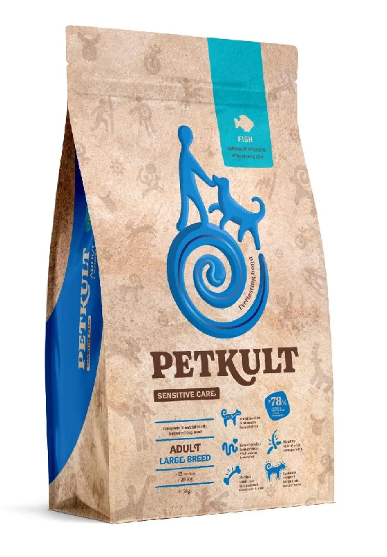 PETKULT Sensitive, Large, riba sa smeđom rižom, 3kg