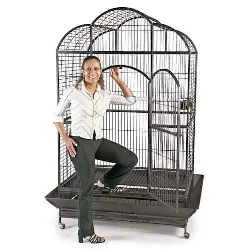 Prevue Pet Products Silverado Macaw Dome Top Bird Cage Iron