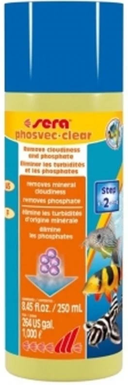 SERA Phosvec Soluţie pentru eliminarea fosfaţilor din apa de acvariu 250ml