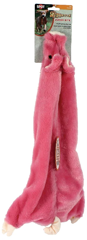 Skinneeez Jumbo Bite Pig Dog Toy)