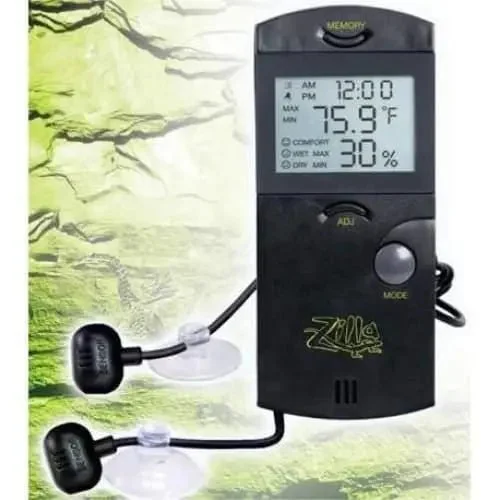 Zilla Terrarium Digital Thermometer-Hygrometer