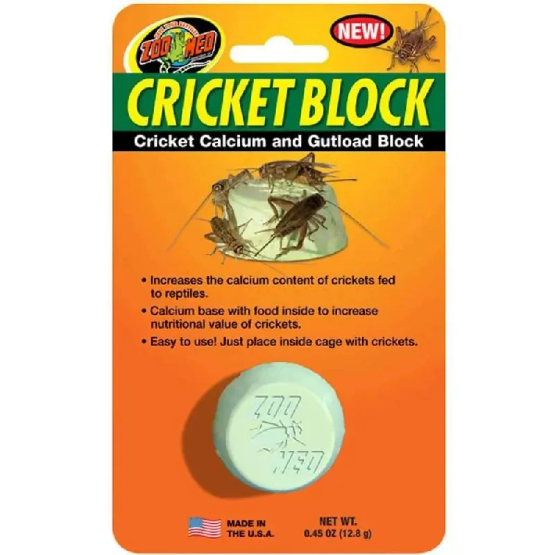 Zoo Med Cricket Block Cricket Calcium And Gutload Block