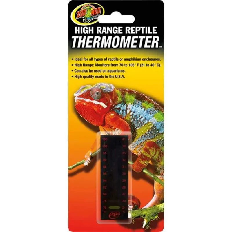 Zoo Med High Range Reptile Thermometer Black