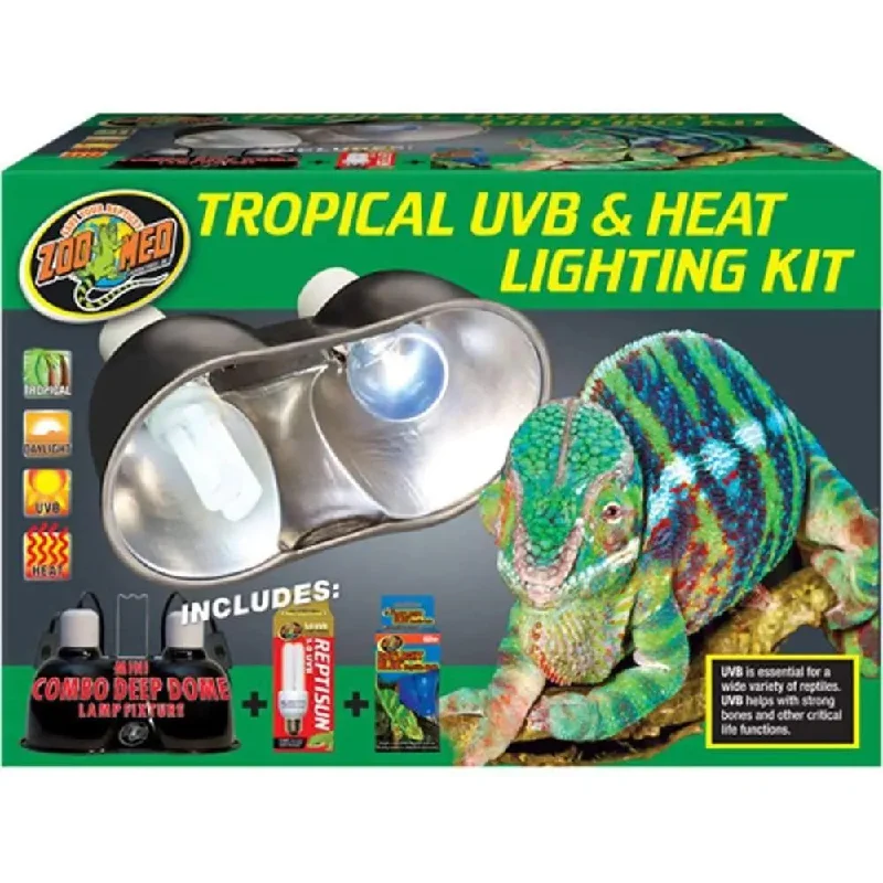 Zoo Med Tropical UVB & Heat Lighting Kit